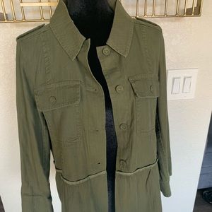 Loft- army green trend jacket.